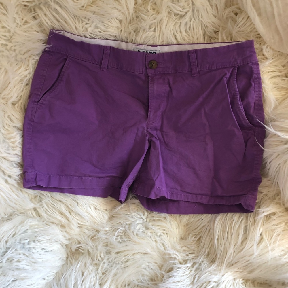 Purple shorts